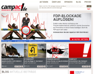 Campact Webseite